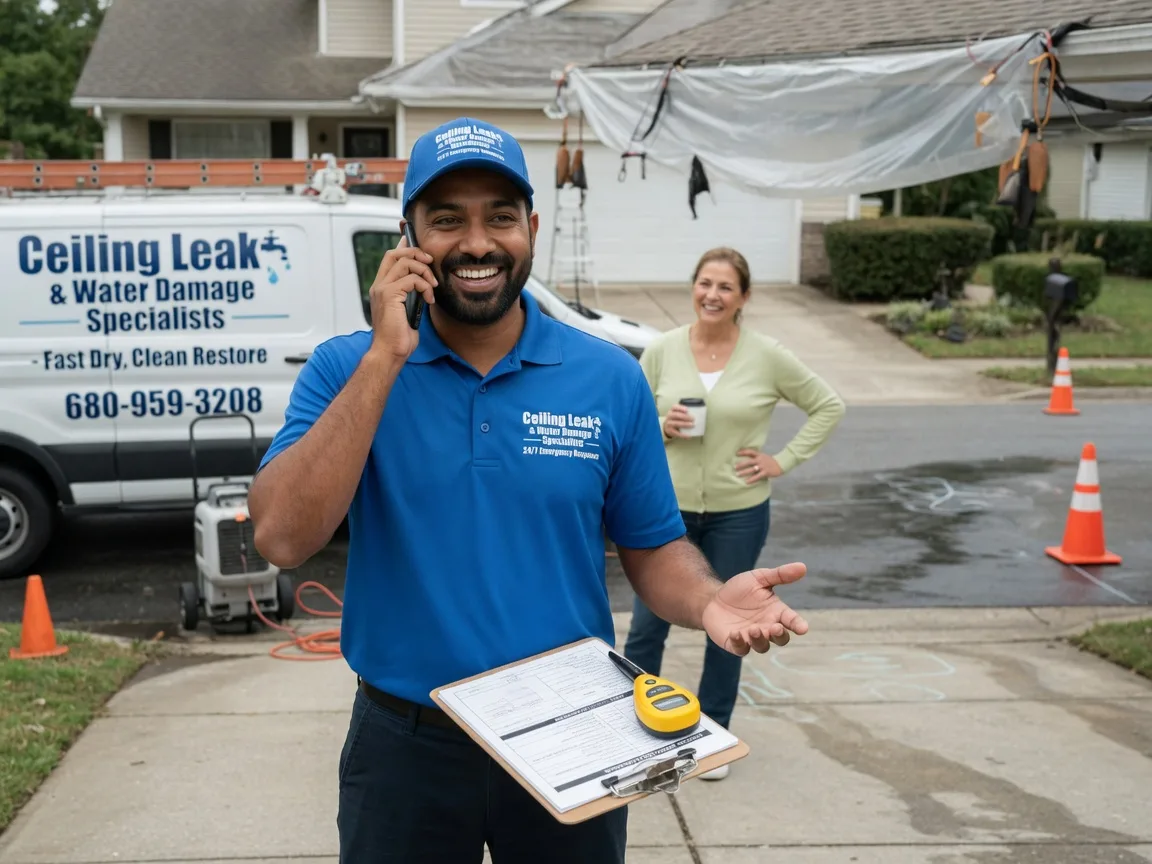 Ceiling Leak Cleanup Marienville, PA FAQs